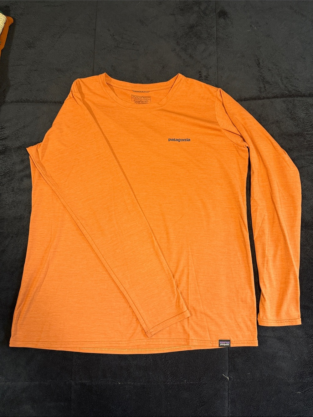 Patagonia Women’s Orange Long-Sleeve Crew Shirt